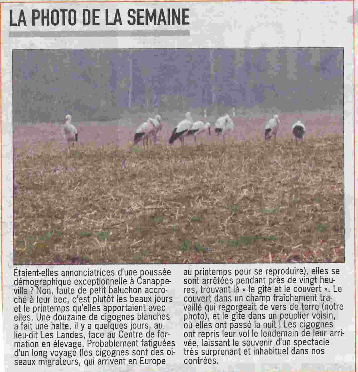 Le Courrier de l'Eure (30 mars 2011)